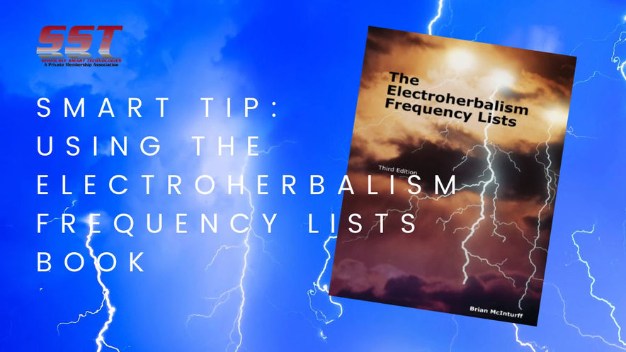 Using The Electroherbalism Frequency Lists Book